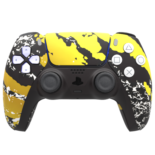 Chrome Gold Splatter - PS5 - Shell Only